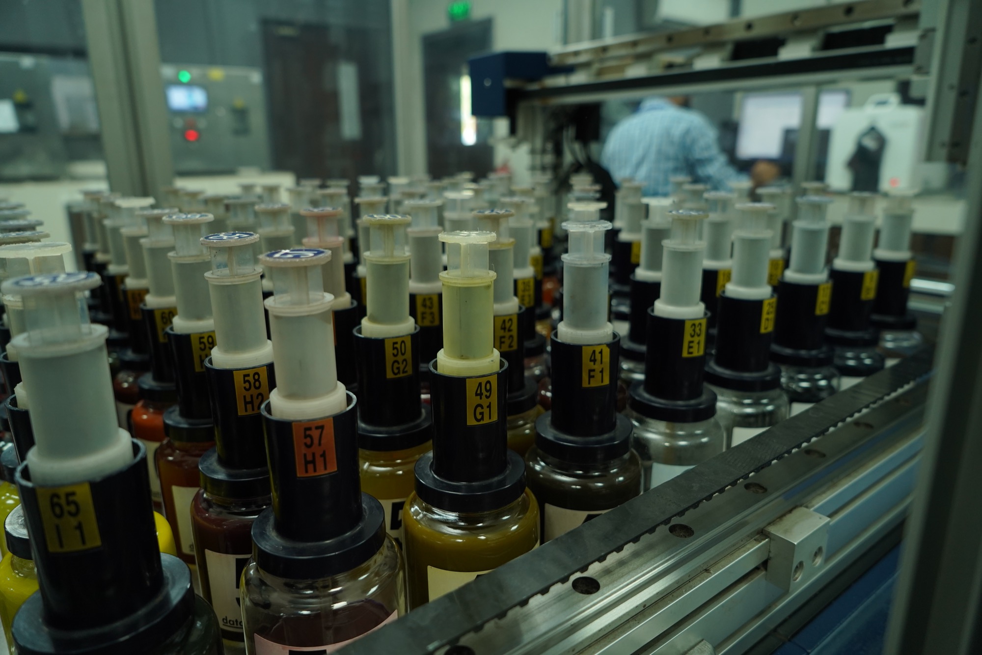Industrial dyeing machines